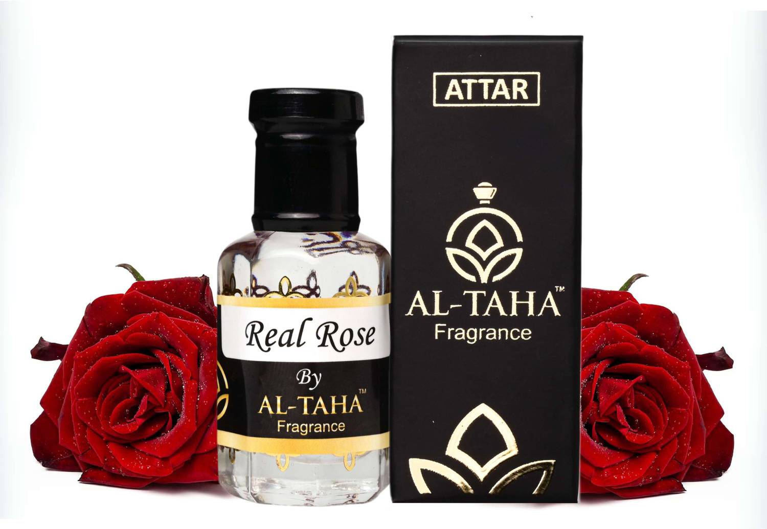 AL-TAHA Real Rose Attar Long Lasting Perfume for Men & Women,6ml Roll On Bottle Floral Attar