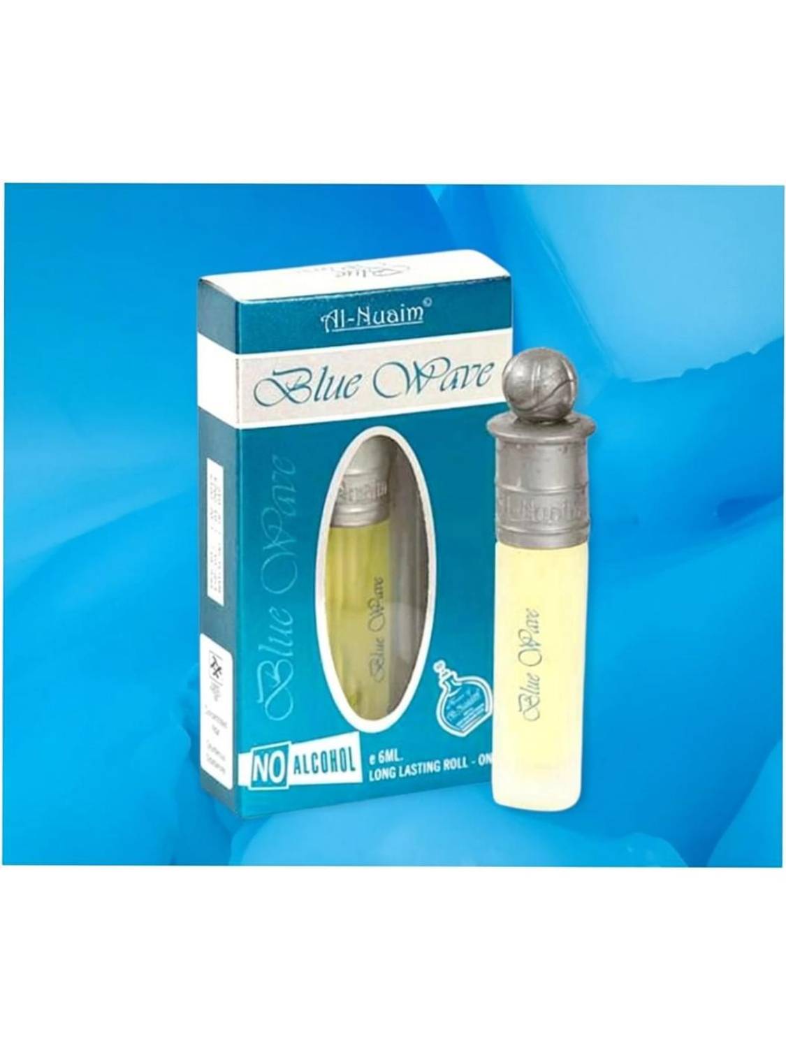 Al-Nuaim Blue Wave Perfume for Men & Women, 6 ml Floral Attar