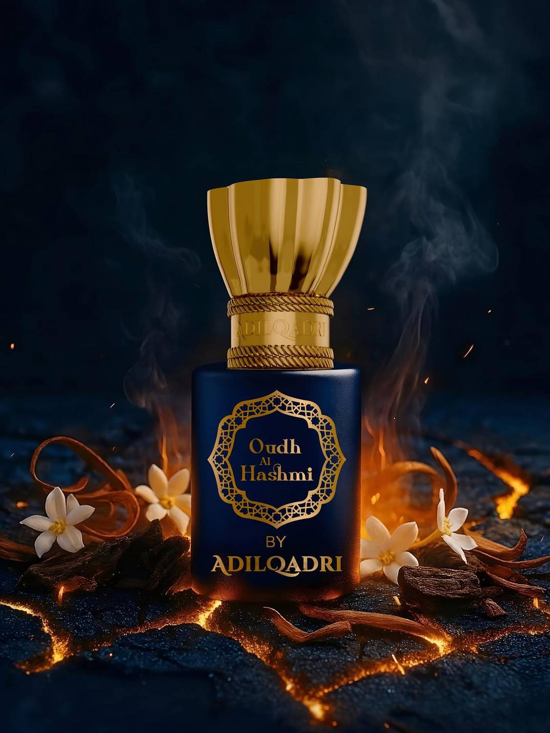 Adilqadri Oudh Al Hashmi Attar for Men and Women | Sweet Arabic Non-Alcoholic Scent 5.5ML Floral Attar