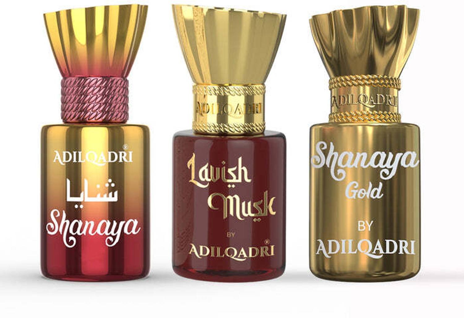 Adilqadri Shanaya, Lavish Musk & Pack of 5 · 5.5 ml (27.5 ml total)