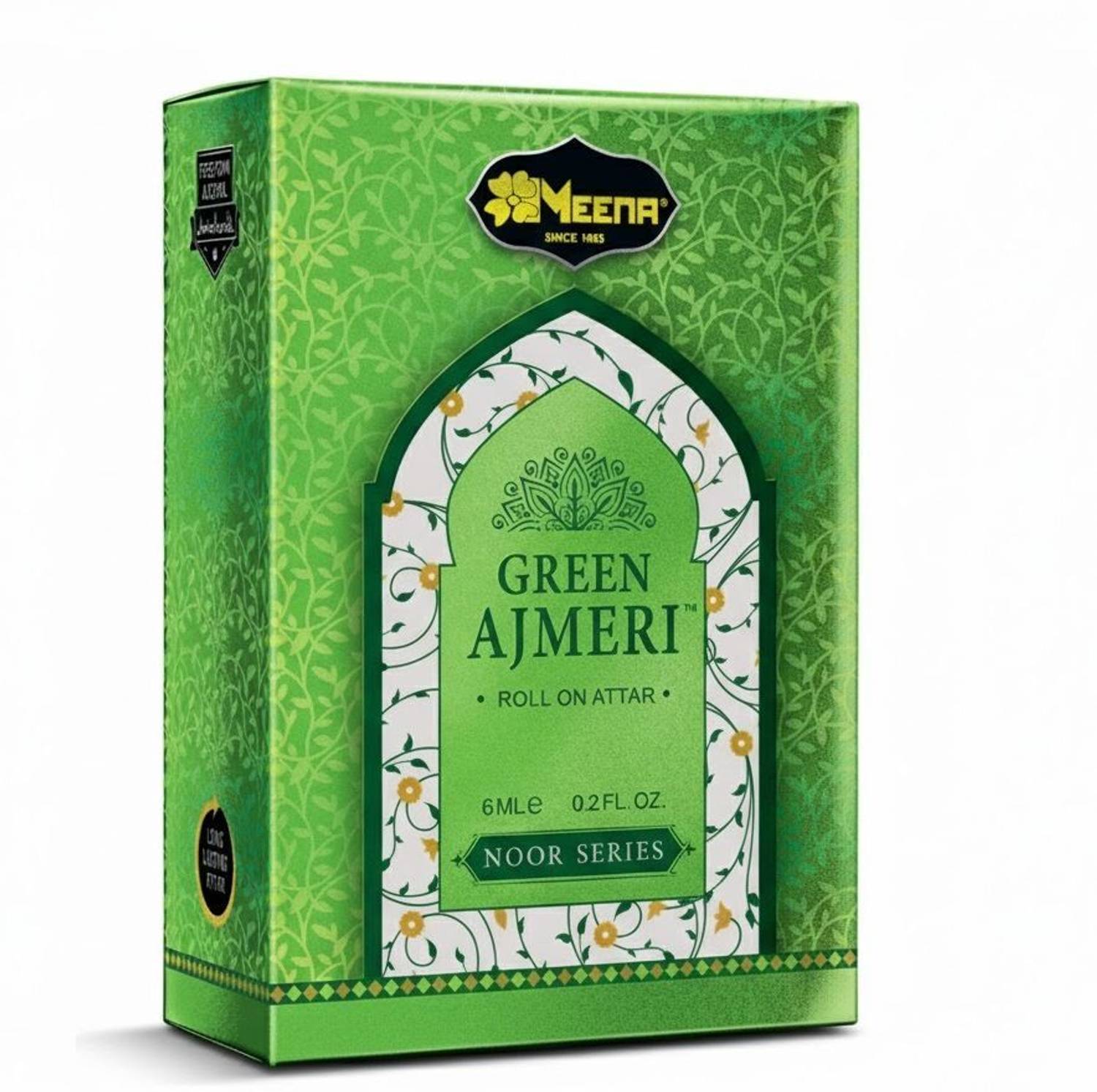 Meena Green Ajmeri Floral Attar Pack of 1 - Image 3
