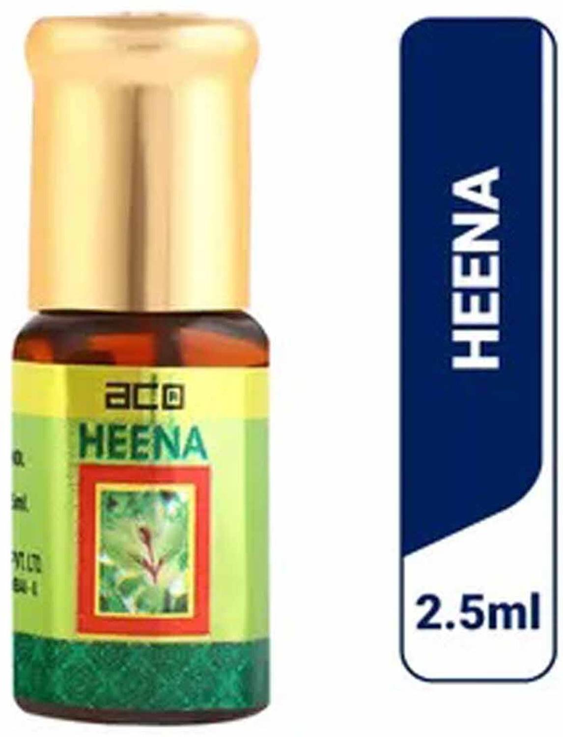 aco Heena Attar 2.5ml - Alcohol-Free, Pure Fragrance Elixir Floral Attar