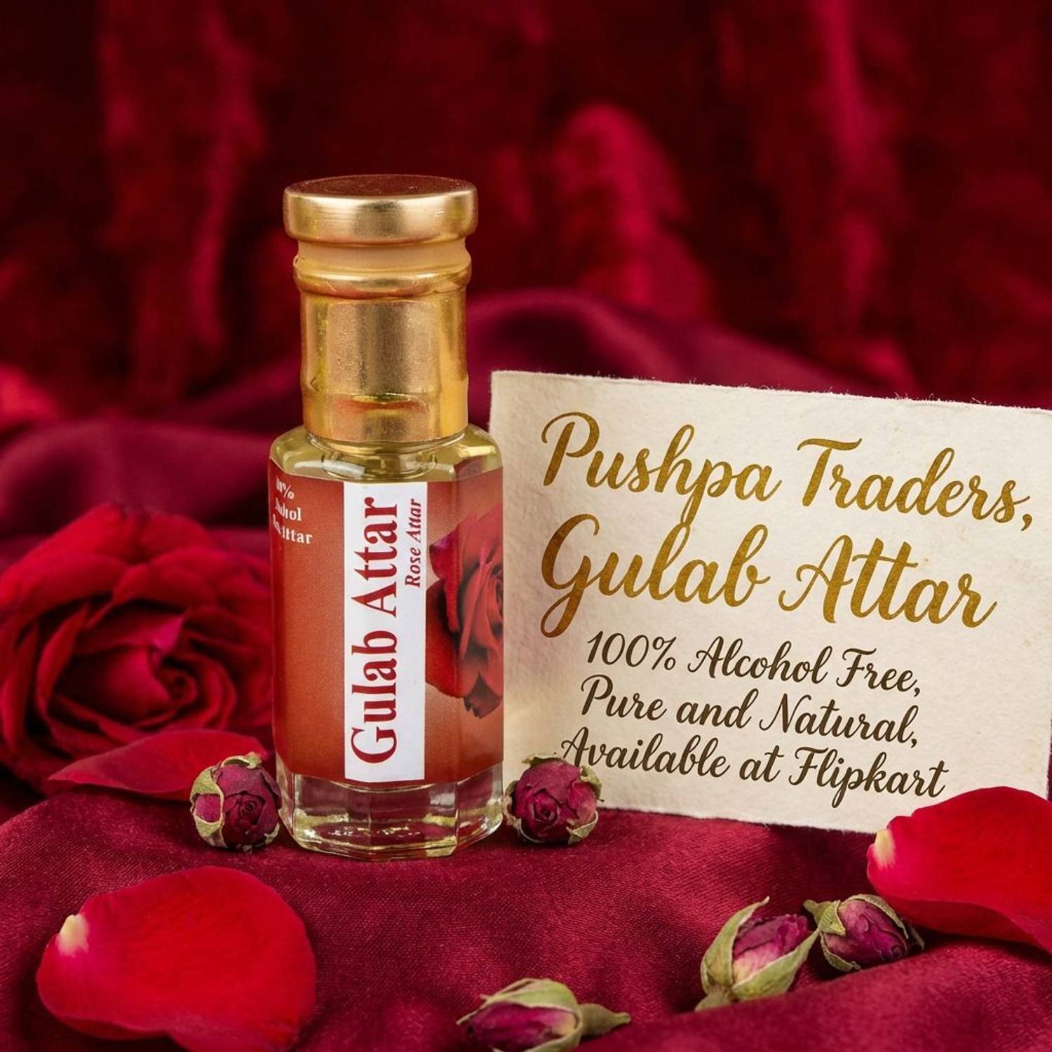 Pushpa Traders Pure Rose Attar - Image 3