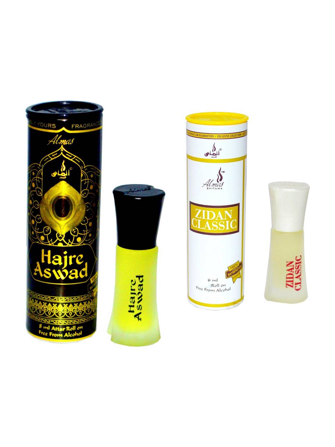 Almas HAJRE ASWAD and ZIDAN CLASSIC UAE fascinating fragrance pocket Floral Attar