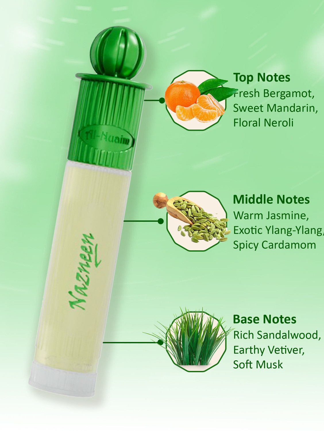 Image of Al-Nuaim Nazneen 6ml Recommended Long Lasting Attar Floral Attar