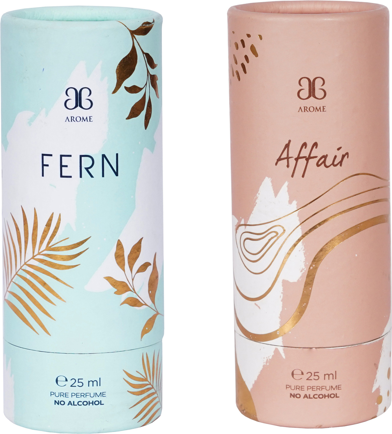 Image of AROCHEM Fern And Affair 25 ML Indian Natural Long Lasting Attar /Perfume (Pack of 2) Floral Attar