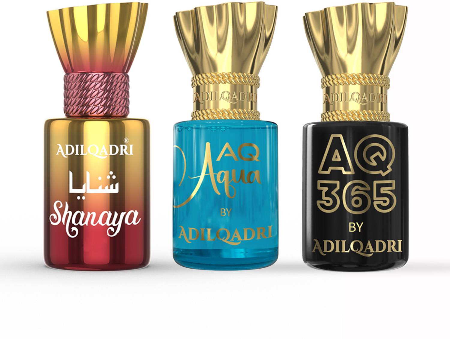 Adilqadri Shanaya,AQ Aqua & AQ 365 Attar combo Unisex Non-Alcohol