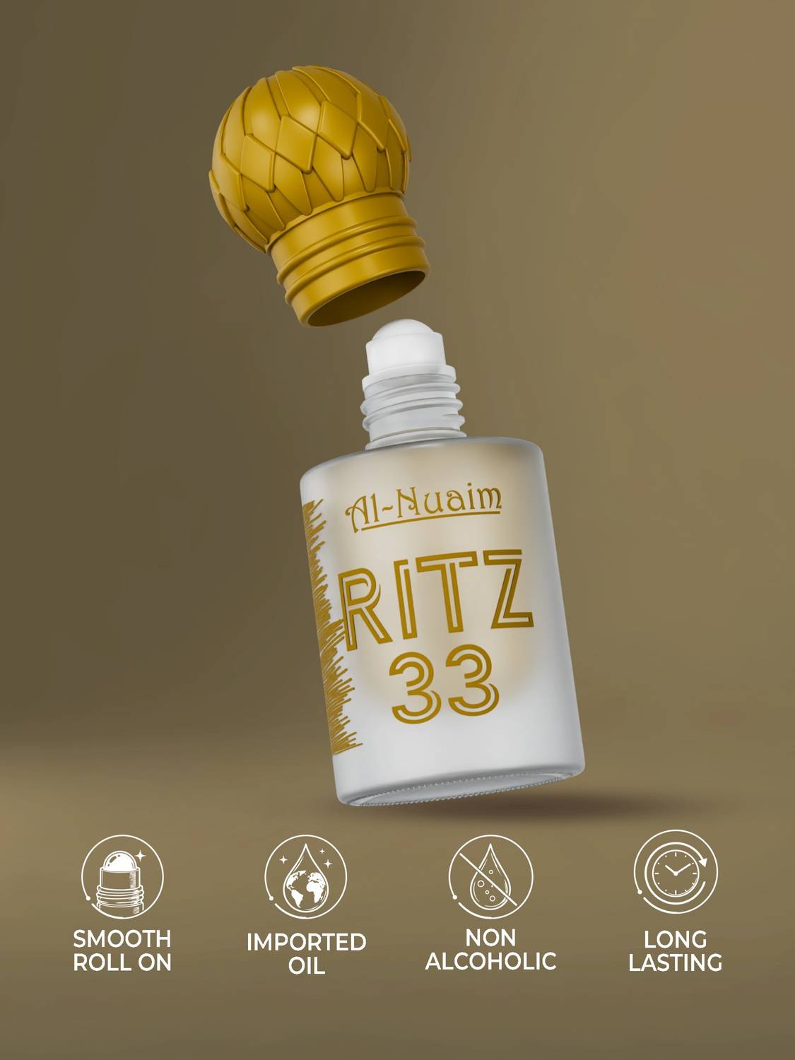 Al-Nuaim RITZ 33 Attar Roll On - 6ML - Image 4