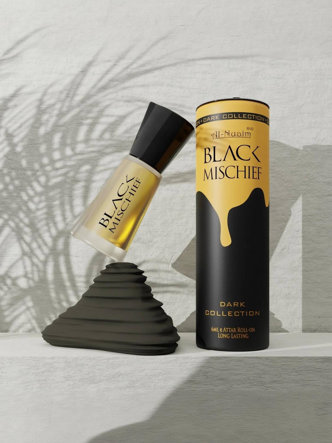 Al Nuaim Black Mischief a 100% Original 6Ml Great Fragrance Long-Lasting (Unisex) Floral Attar