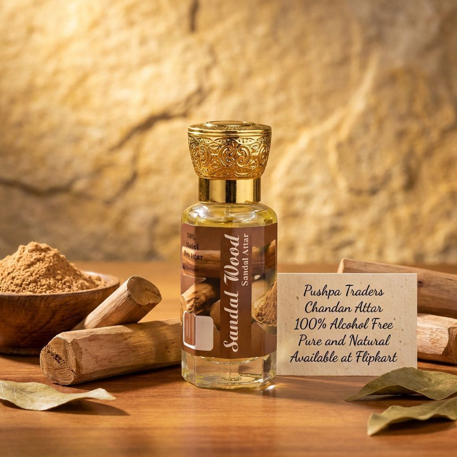 Image of Pushpa Traders Wo Sandle Herbal Attar