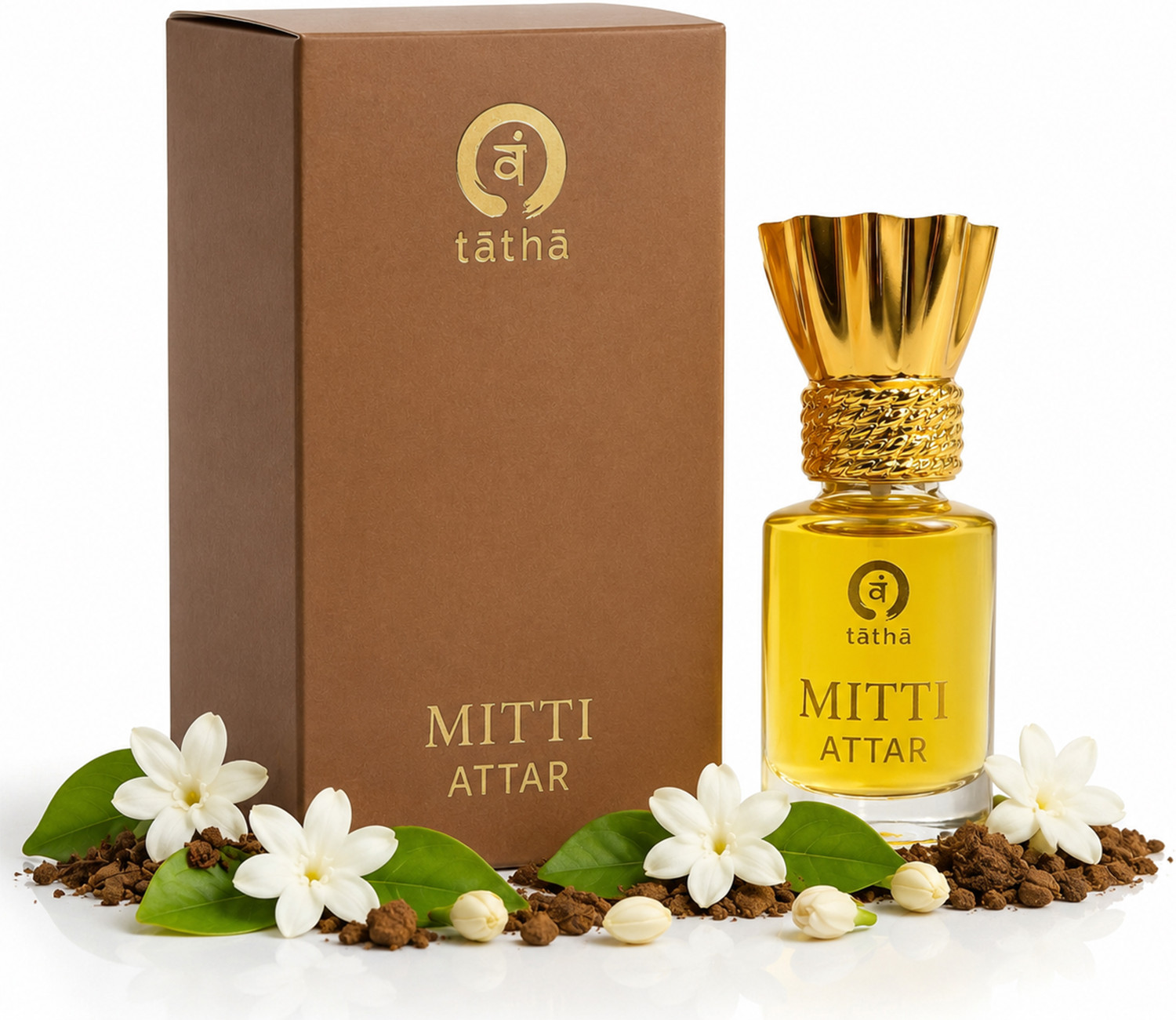 Image of Tatha Mitti Attar With Earthy Rain-Kissed Scent Soothing And Calming Unisex Fragrance Floral Attar