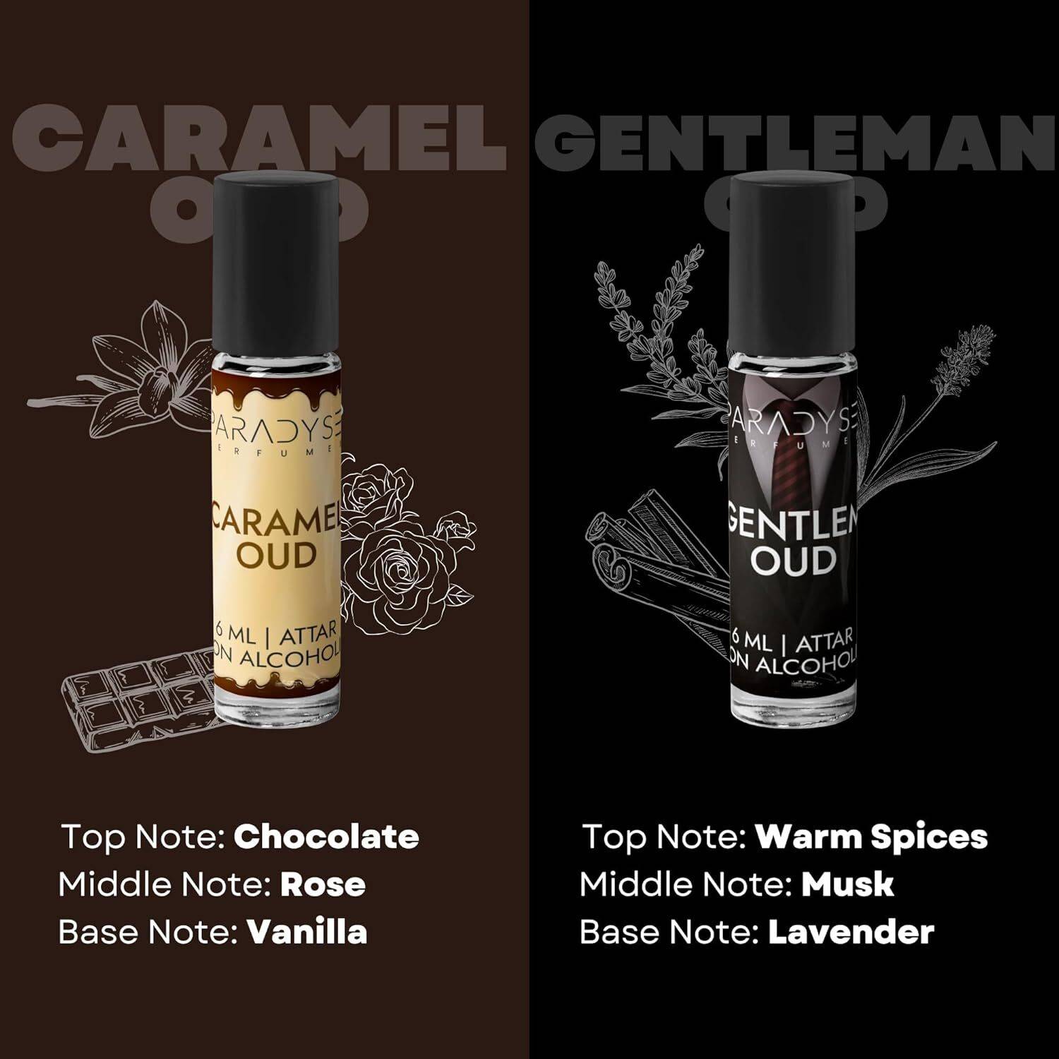paradyse perfumes Middle East Oud Pack of 4 · 24 ml (96 ml total) - Image 5