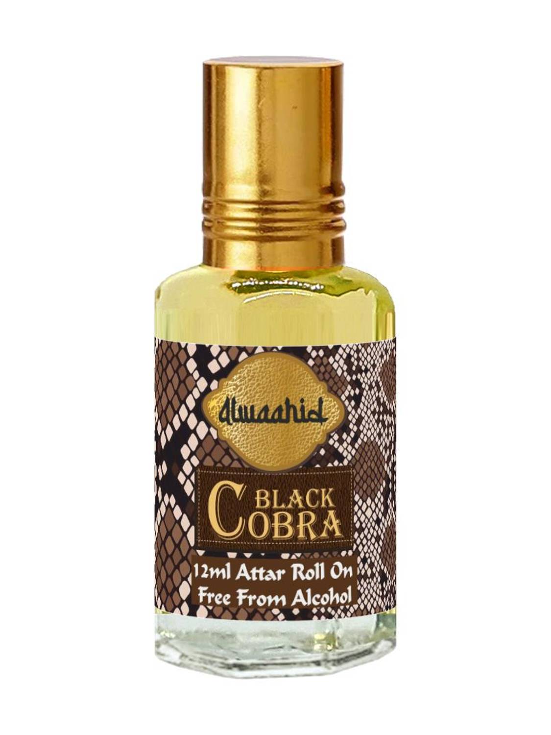 alwaahid BLACK COBRA | LONG LASTING FRAGRANCE | 12ML ROLL ON ATTAR | Floral Attar