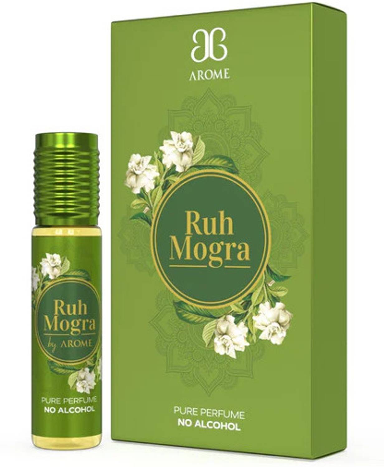 AROCHEM AROME RUH MOGRA Long Lasting Attar No Alcohol Pure Perfume 6ML (Pack of 1) Herbal Attar