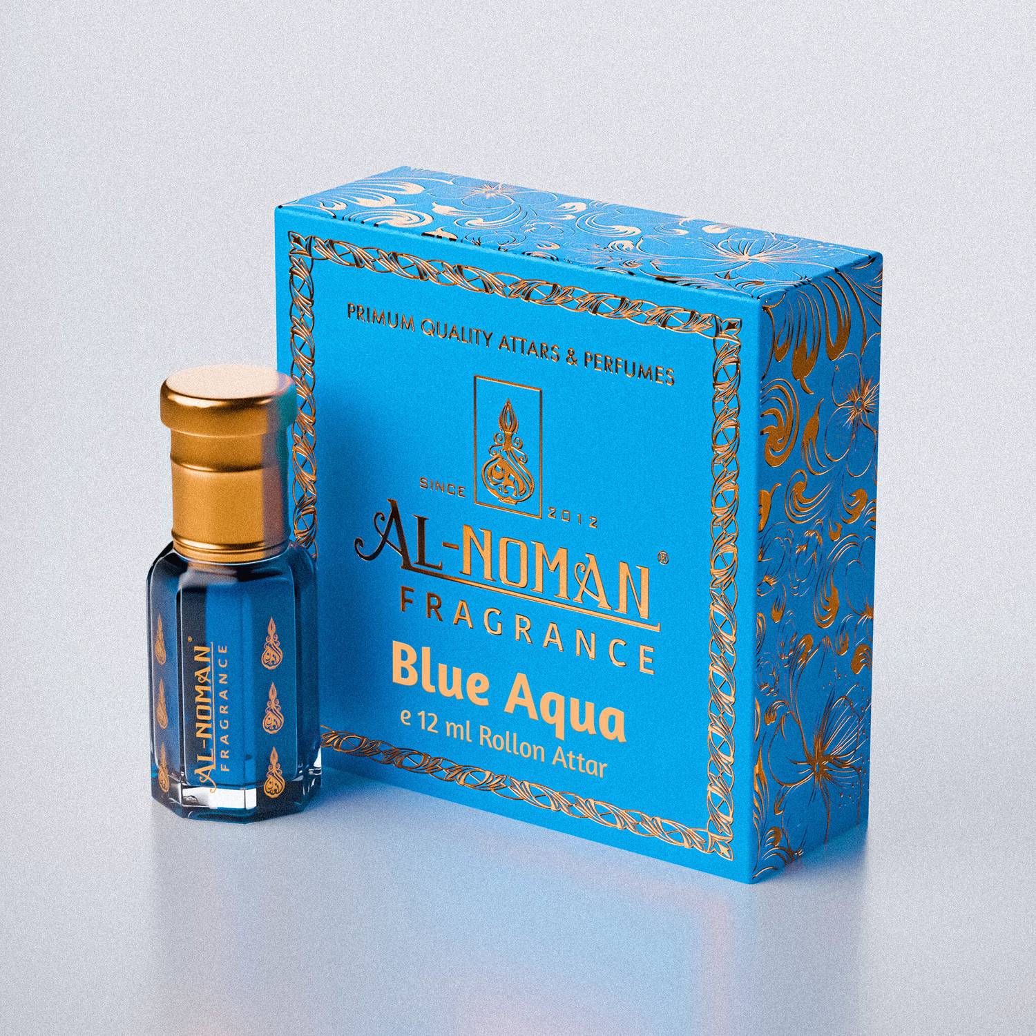 AL NOMAN FRAGRANCES Blue Aqua Floral Attar - Image 1
