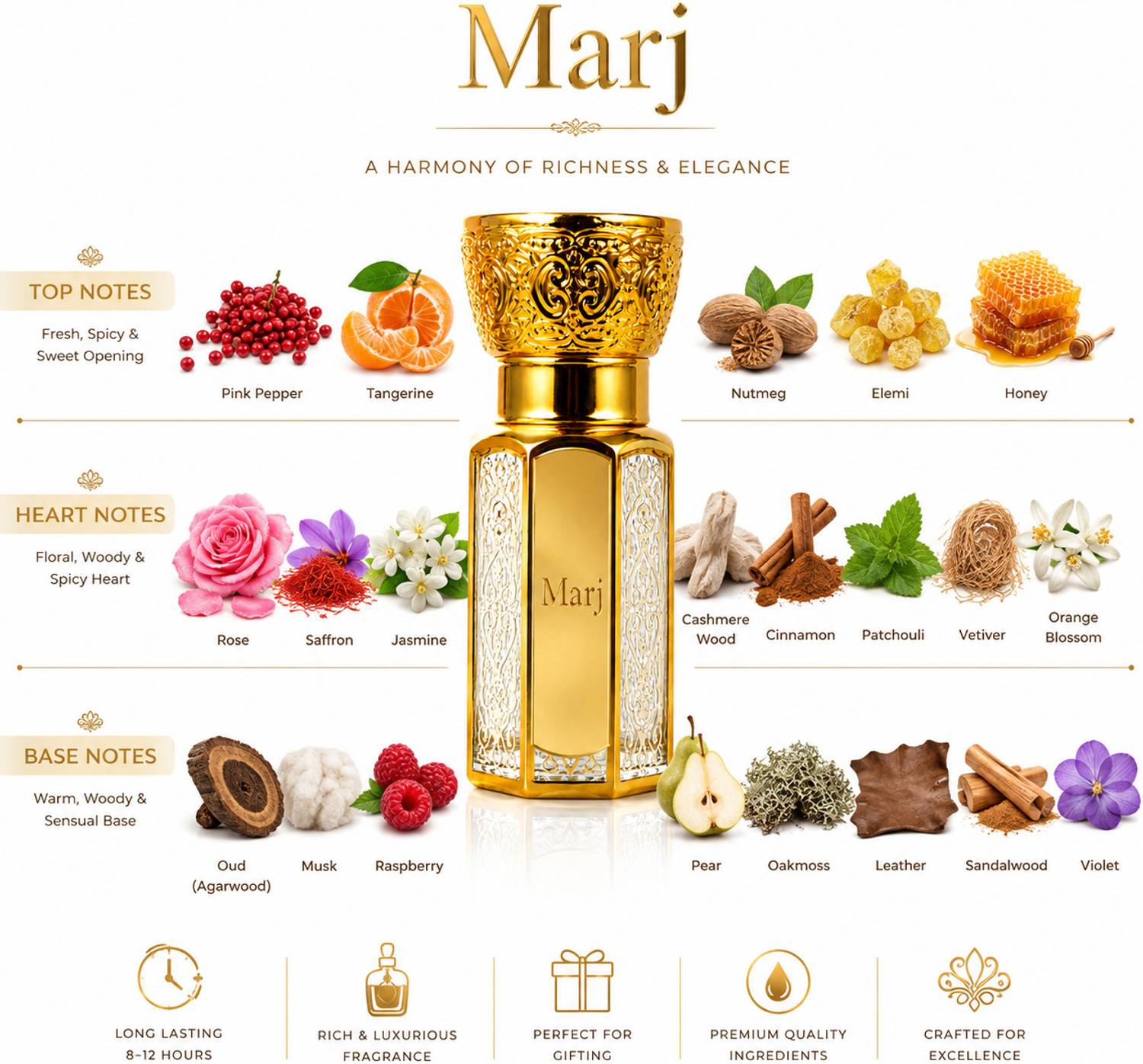 Mahadi Marj Attar Luxury Oud Attar - Image 2