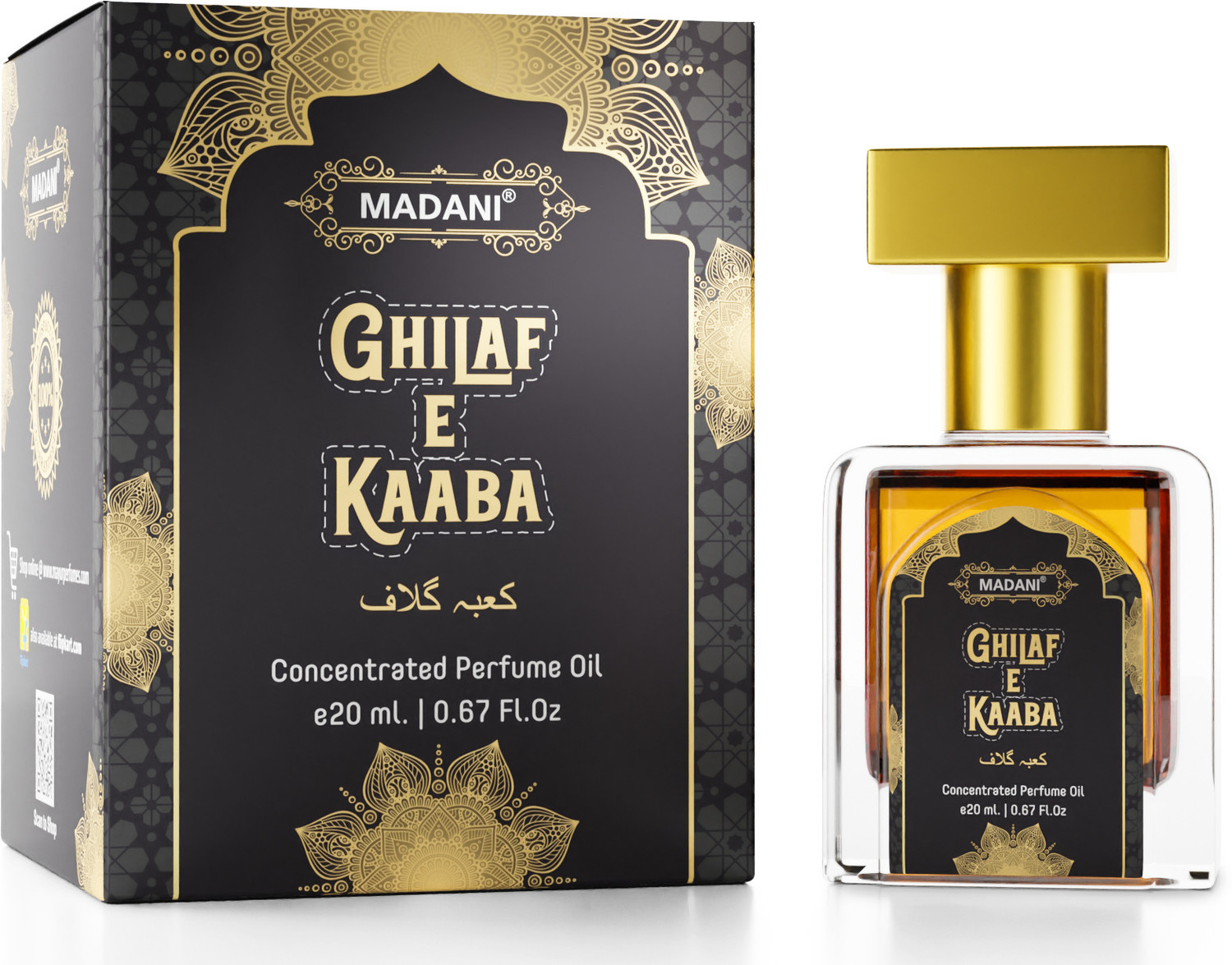 Image of Madani Gilaf E Kaba Attar 24 Hours Long Lasting and Spreading Herbal Attar