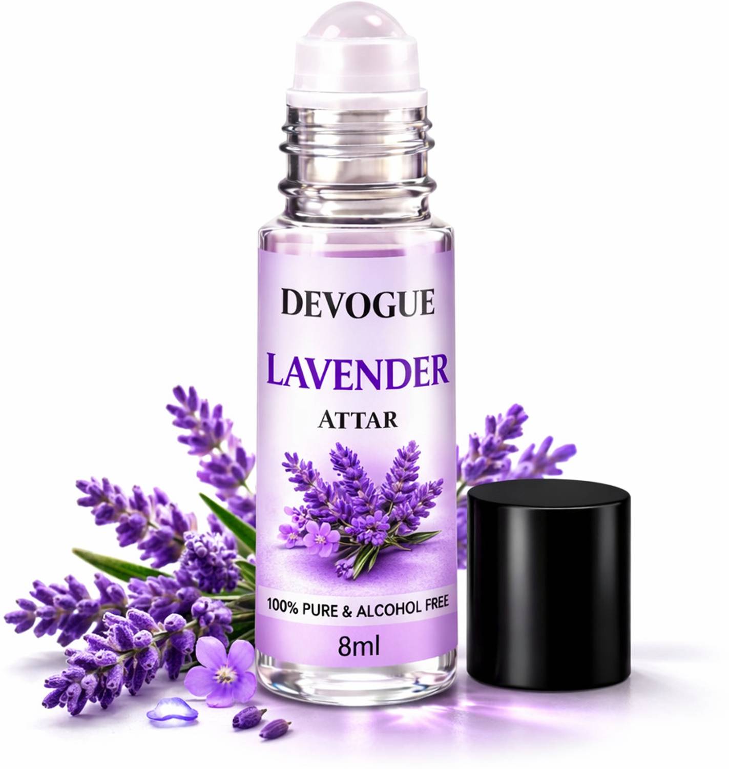 Devogue Lavender Attar 8ml - Image 1