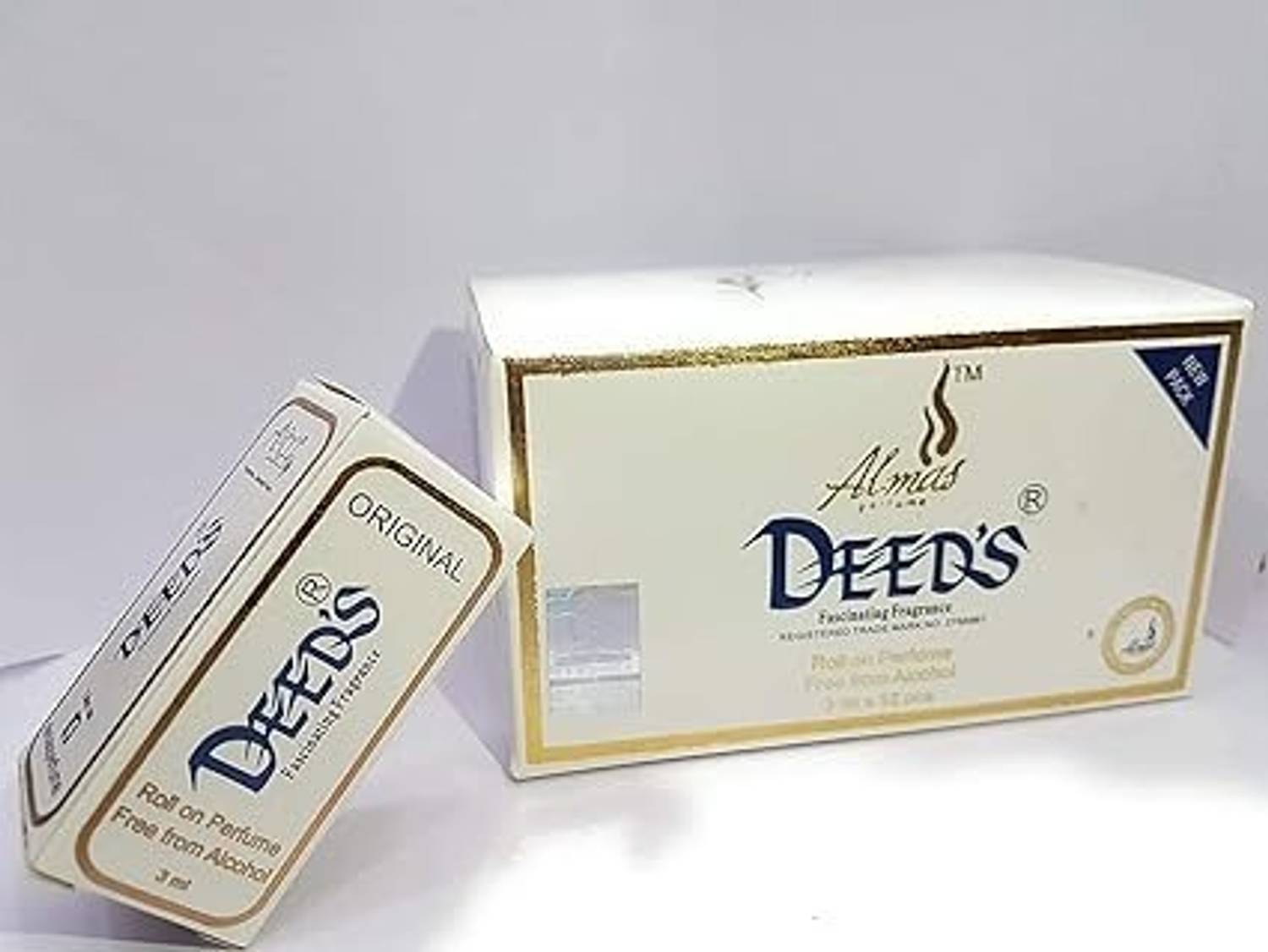 Almas DEEDS GREAT FRAGRANCE LONG LASTING PACK OF 10 ATTAR & POCKET PERFUME Floral Attar