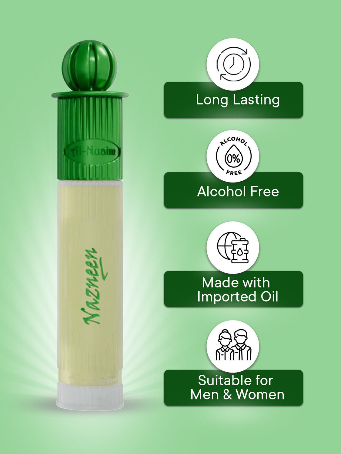 Image of Al-Nuaim Nazneen 6ml Recommended Long Lasting Attar Floral Attar