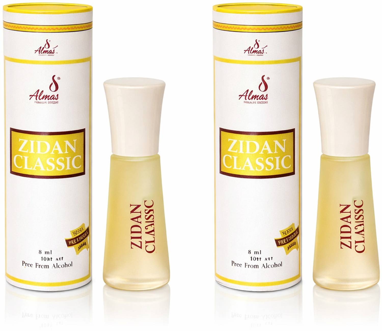 Almas Zidan Classic 6ML Set OF 2 PURE NATURAL ATTAR | SMELL LUXURIOUS Floral Attar