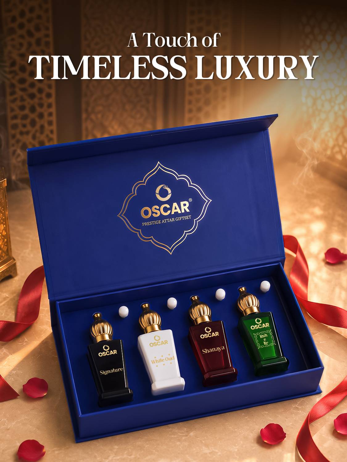 Oscar Attar Gift Set 4x12ml Floral Pack of 4 · 12 ml (48 ml total) - Image 5
