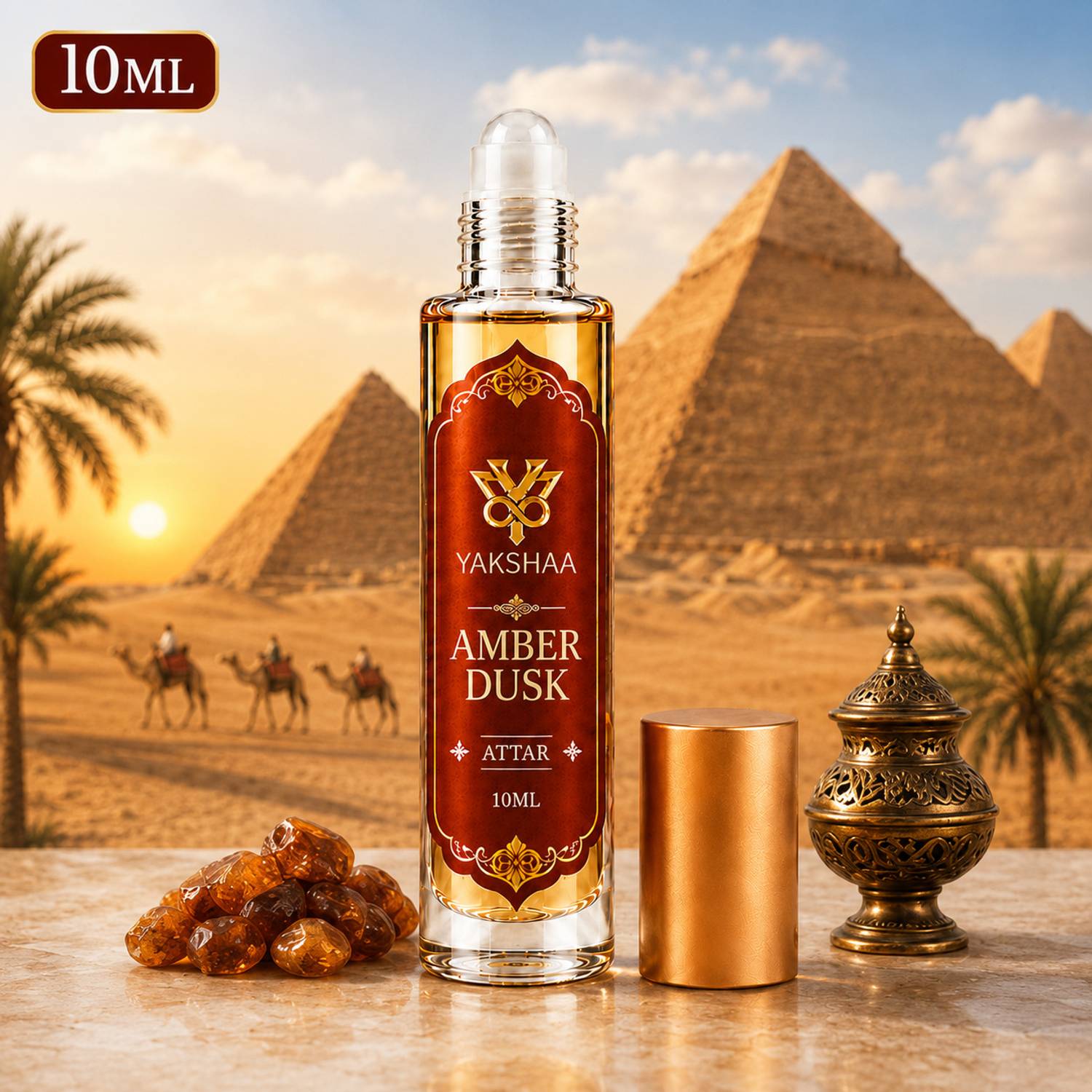 YAKSHAA Amber Dusk Attar 10 ML - Image 3