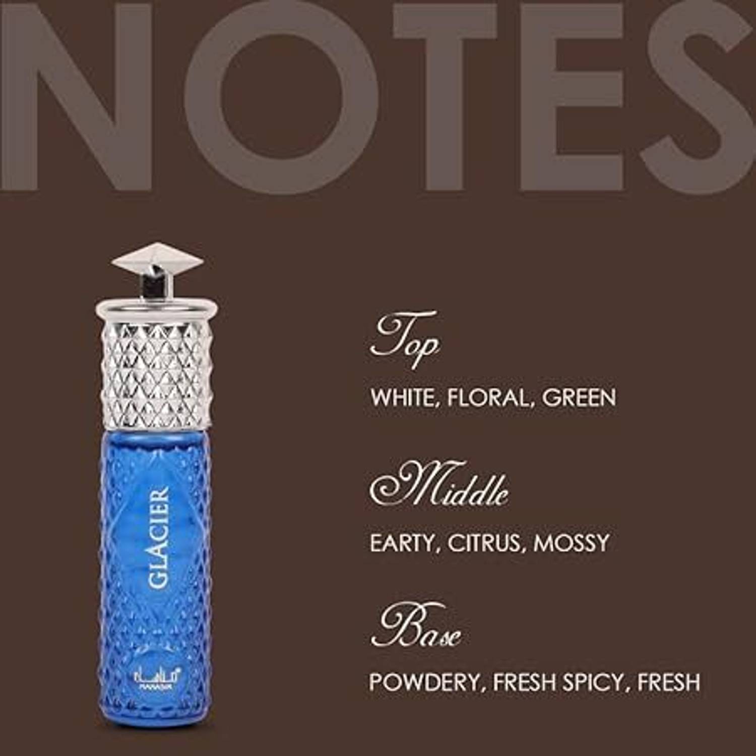 Manasik Glacier Premium Floral, Citrus Attar 6ml - Image 4
