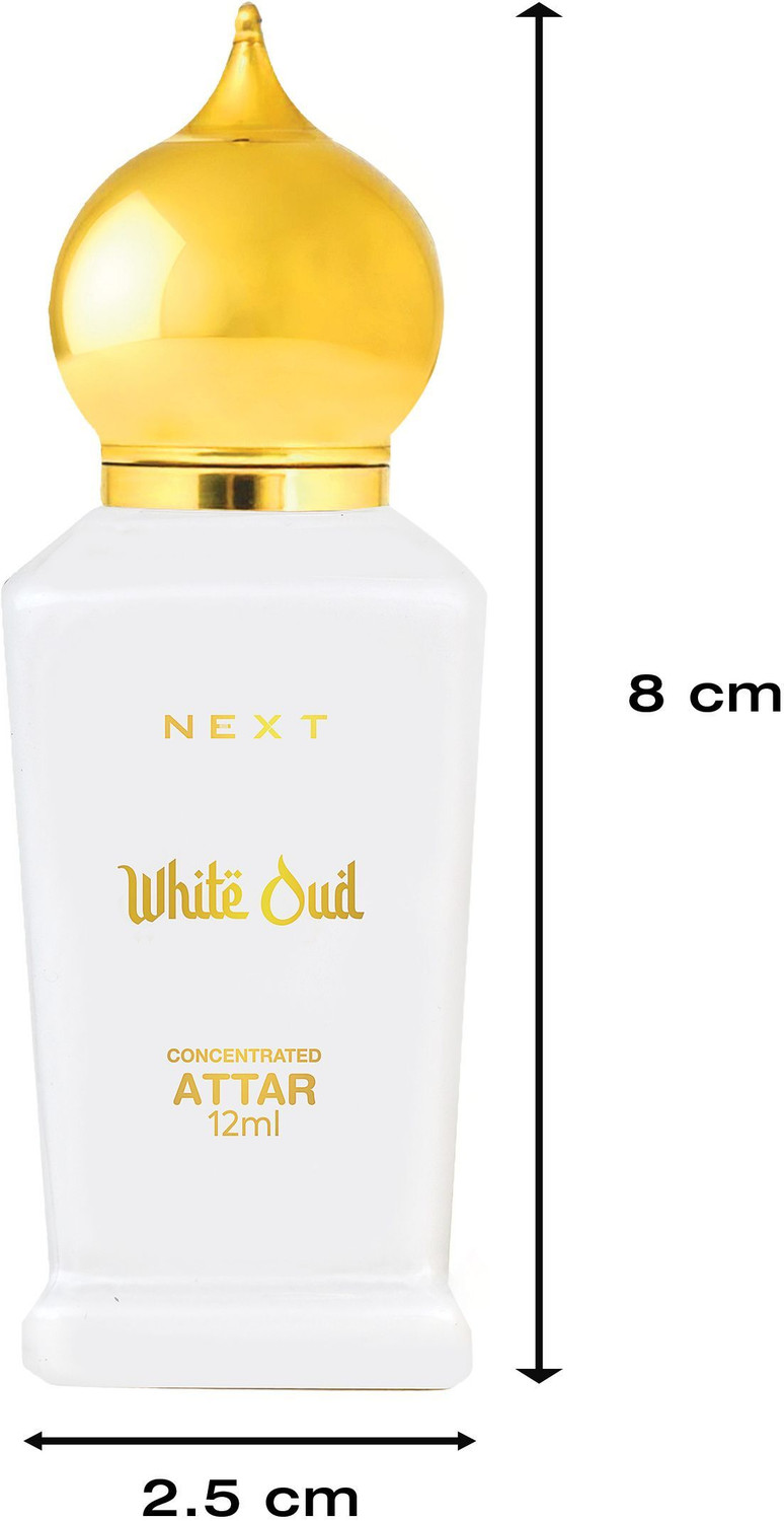 Image of Next Care White Oud Concentrated 12ml Attar Long Lasting Rool On Floral Attar