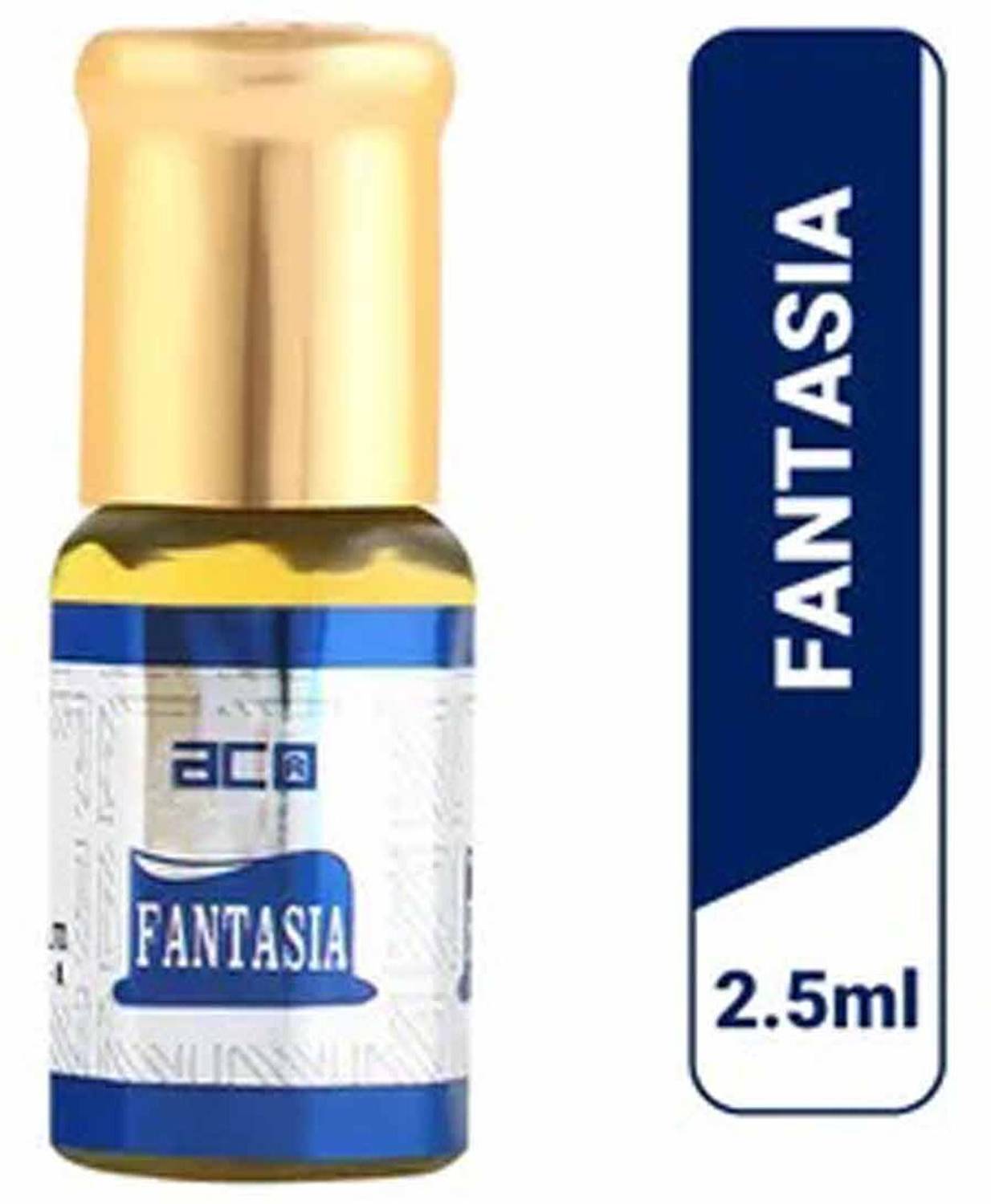 aco Fantasia Attar 2.5ml - Alcohol-Free, Pure Fragrance Elixir Floral Attar