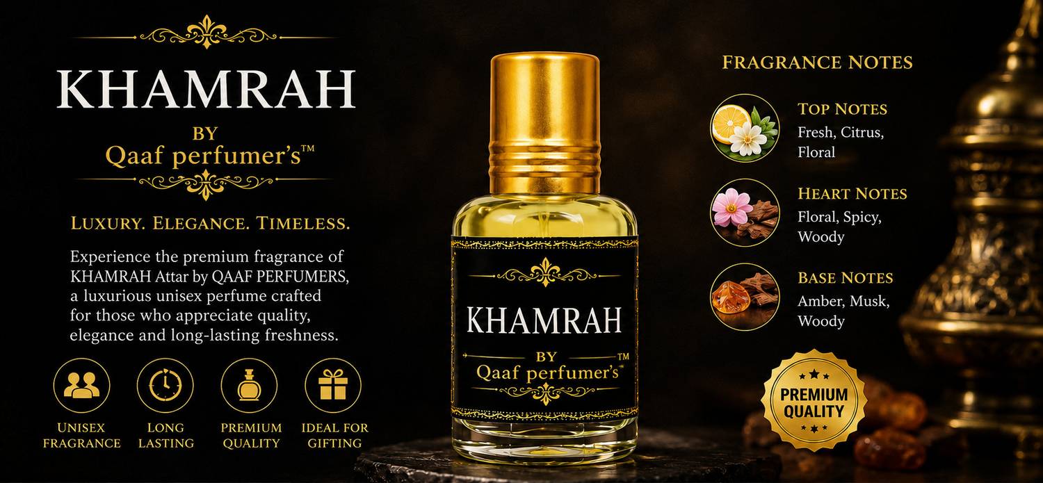 qaaf perfumers KHAMRAH Attar 12 ml - Image 3