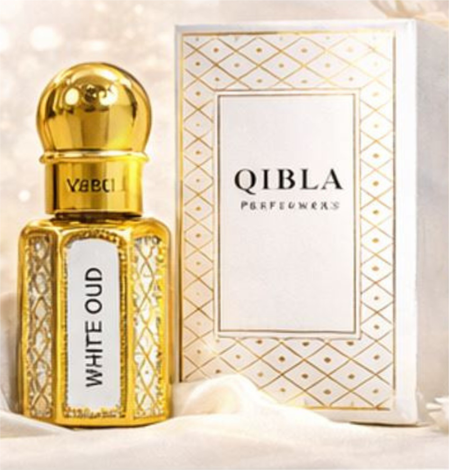 Image of QIBLA QP WHITE OUD Floral Attar