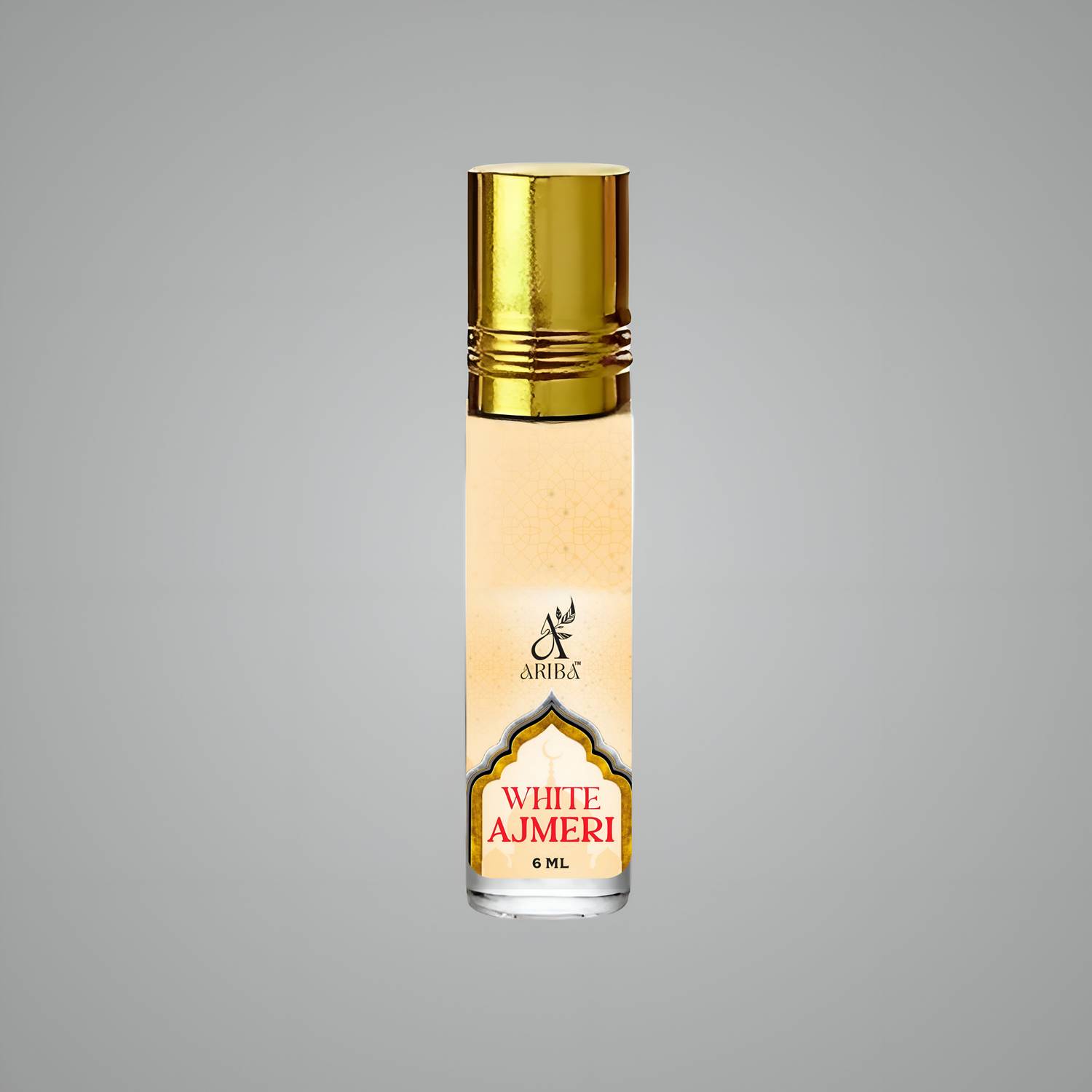 Ariba WHITE AJMERI 6ML Great Fragrance Long-Lasting (Unisex) Floral Attar