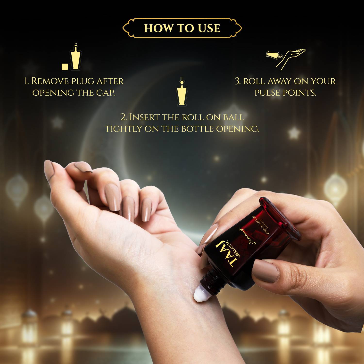 BELLAVITA TAAJ Jannat 12 ml Attar - Image 4