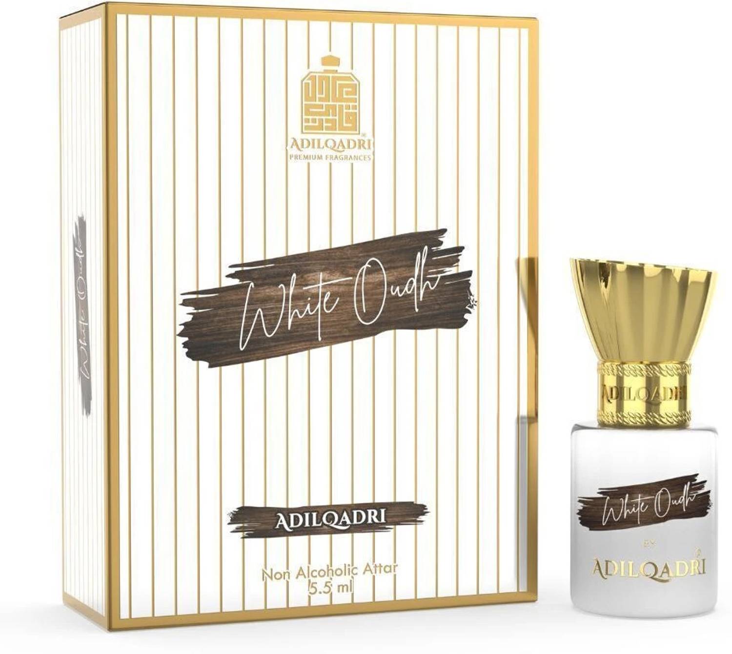 Adilqadri White Oudh Perfume For Men 5.5ml - Image 3