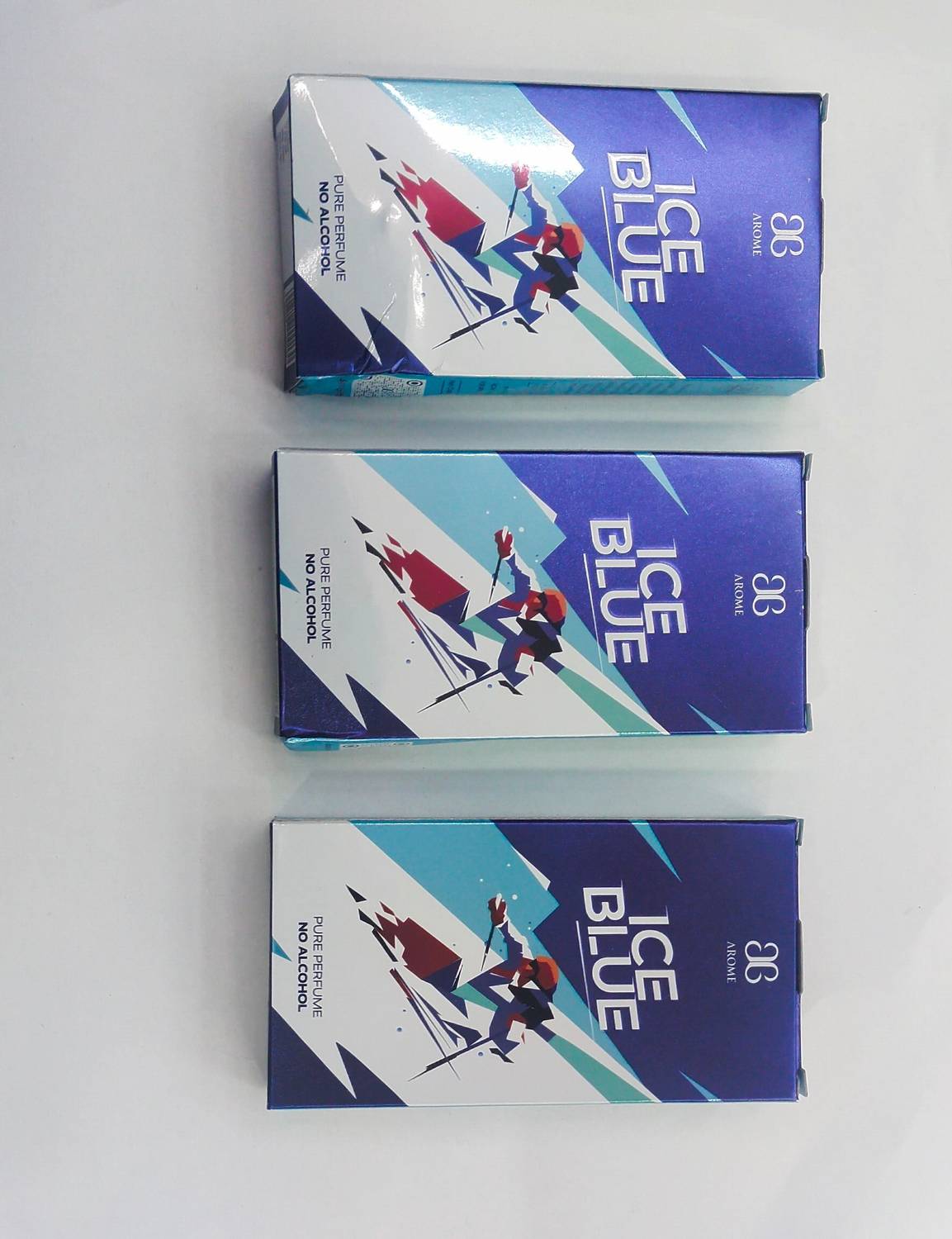 Arome Ice blue 6 ml each ( pack of 3 ) Floral Attar