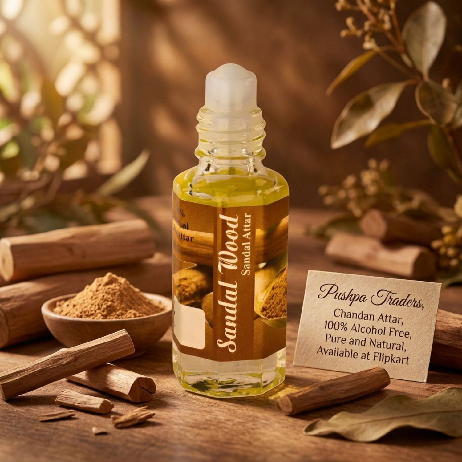 Image of Pushpa Traders Wo Sandle Herbal Attar