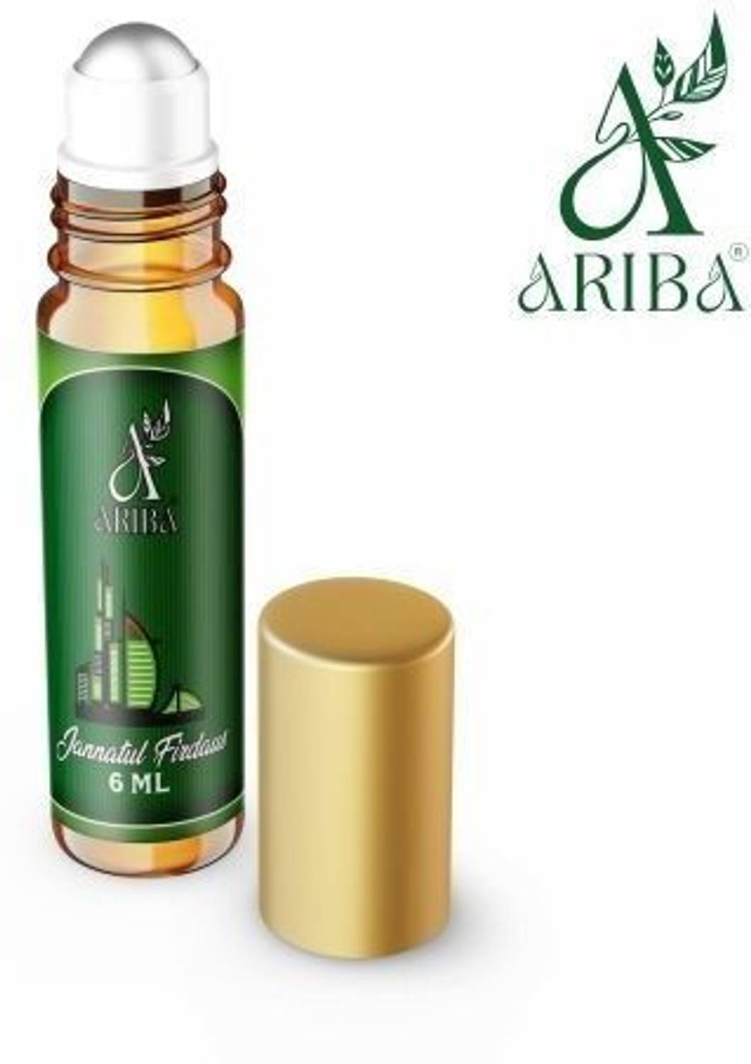 Ariba Jannat-ul-Firdaus - Long-Lasting Roll-On Attar- Natural Fragrance Floral Attar