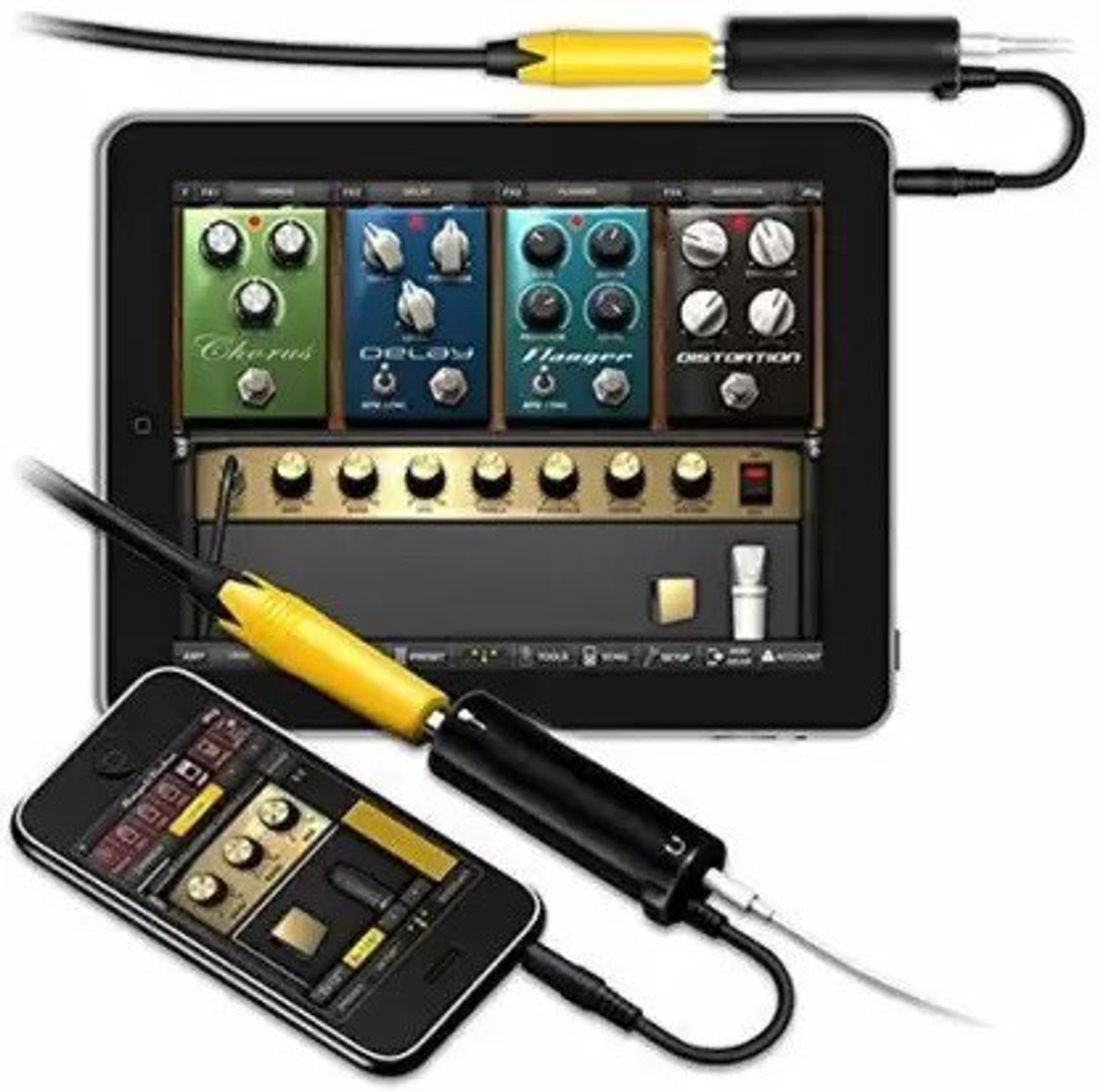 Image of Shopative Ampli Guitar Plug Adapter Receiver for iPad iPhone iPod mobile Audio Interface Audio Interface