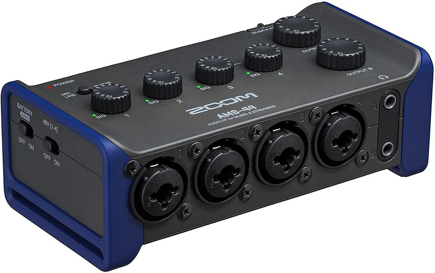 Image of ZOOM AMS-44 | 4-In, 4-Out Audio Interface