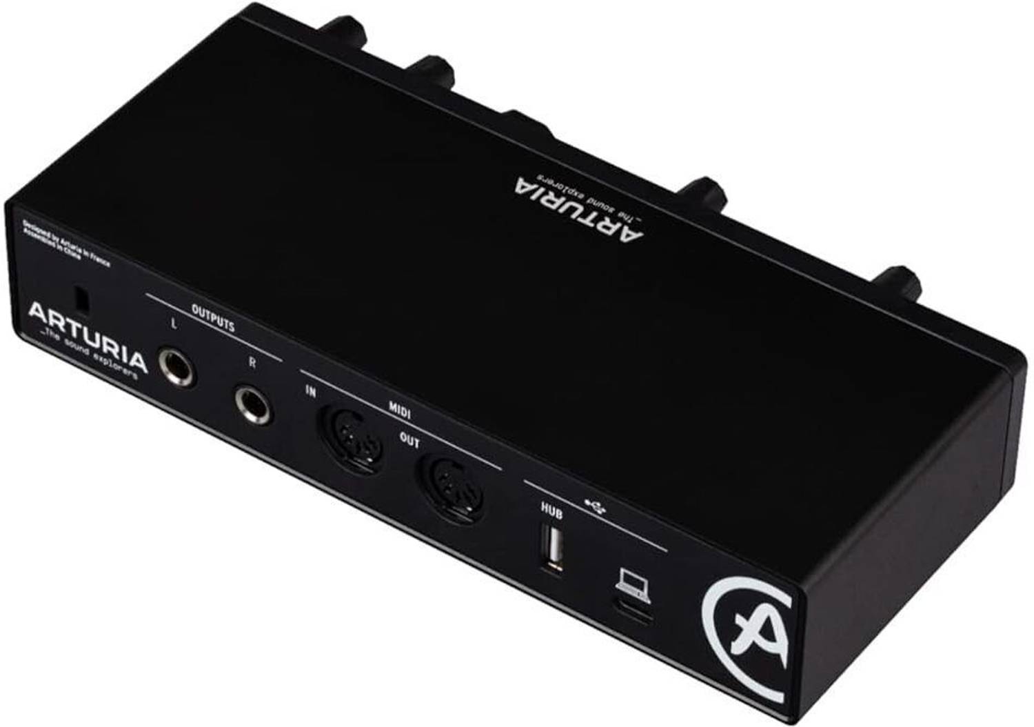 Arturia MiniFuse 2 Black, 2in / 2out USB-C 2 with Mic/Line
