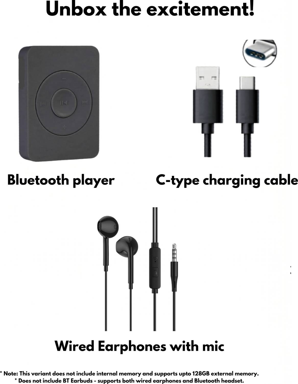 XZOR All-in-One Bluetooth MP3 Player, 128GB - Image 5