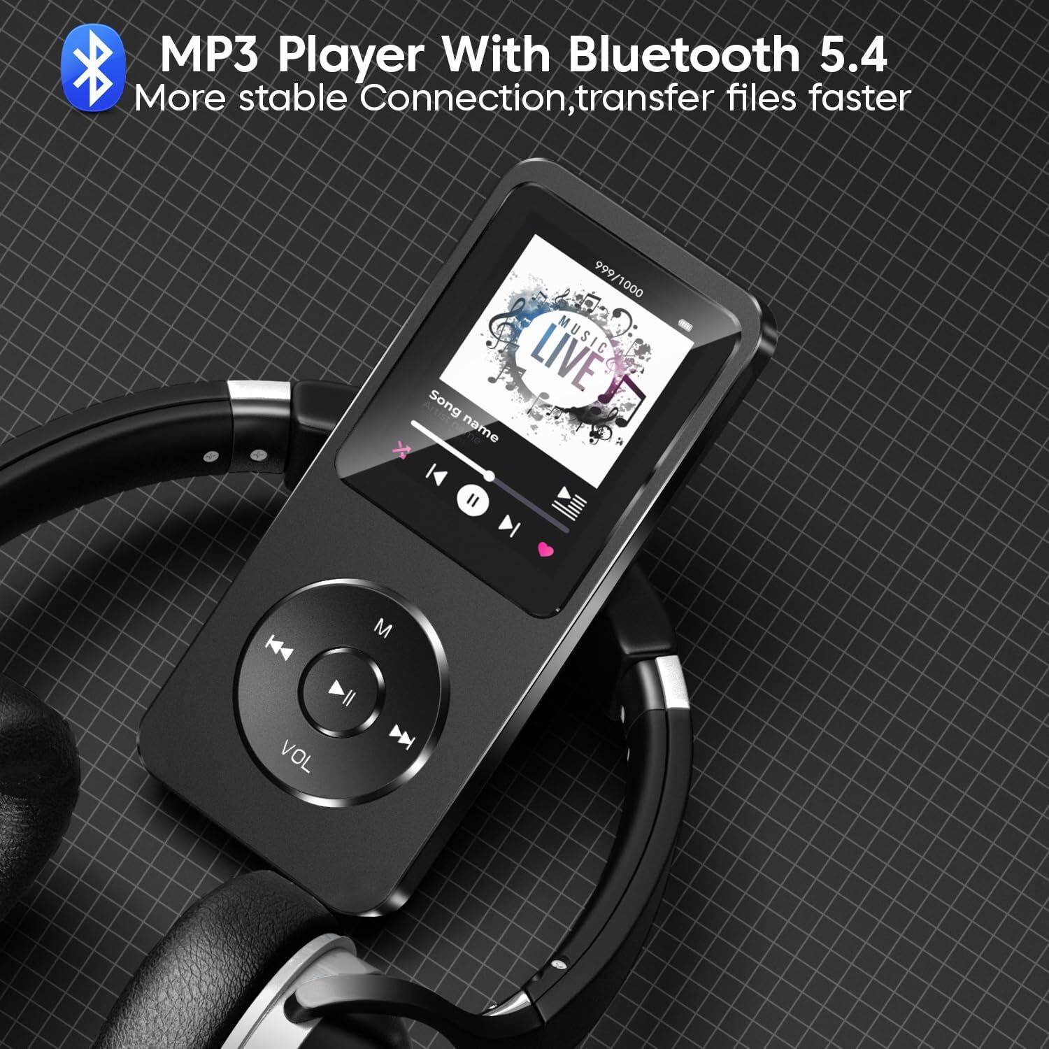 sounce 16GB Mini MP3 Player with Bluetooth 5.4 - Image 3