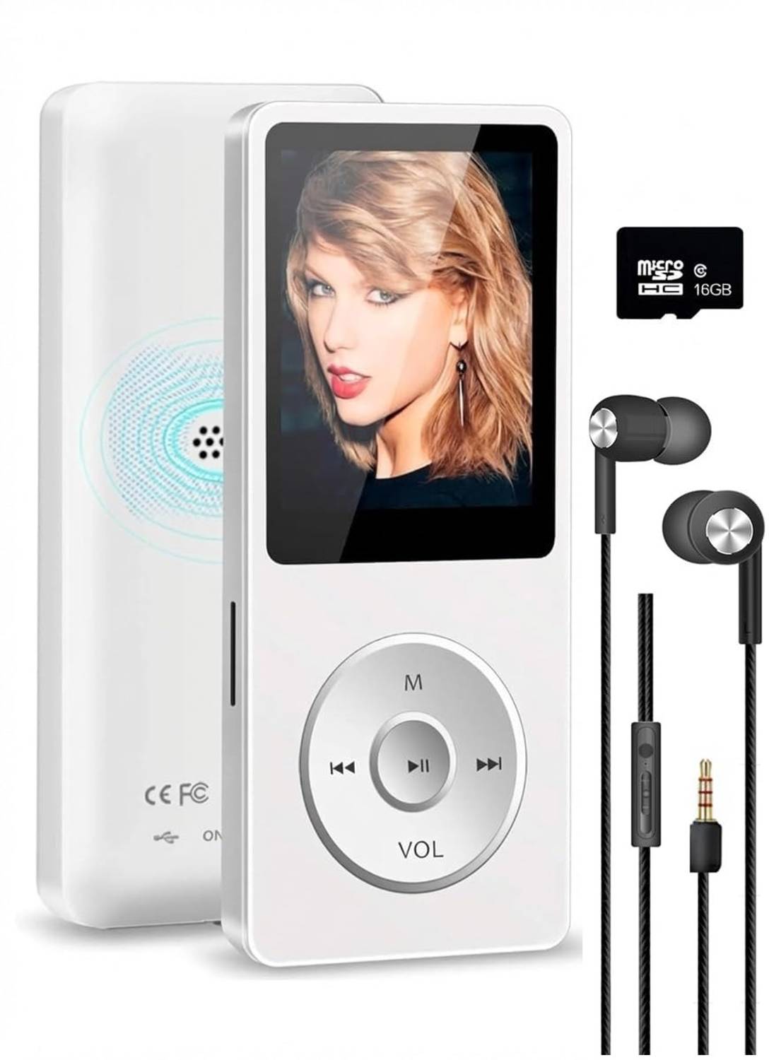 CASON 16GB Mini MP3 Player with Bluetooth - Image 1