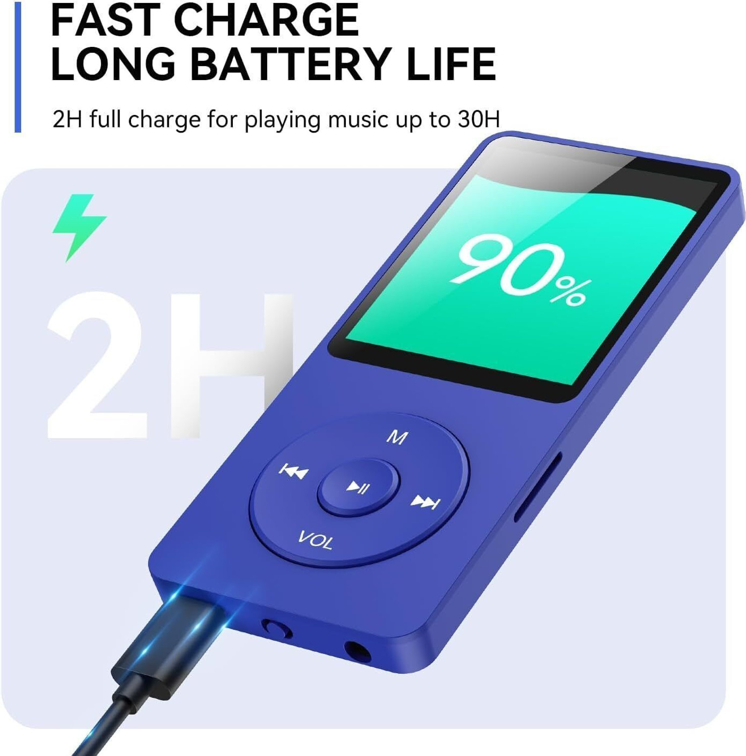 Image of CASON 16GB Mini MP3 Music Player with Bluetooth ,Video Playback,Pocket-Sized MP3 16 GB MP3 Player