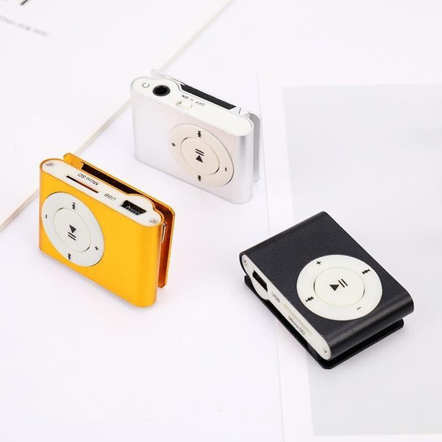 Image of Rhobos Mini Pocket MP3 Music Player with Earphones - Lossless Sound 8 GB MP3 Player