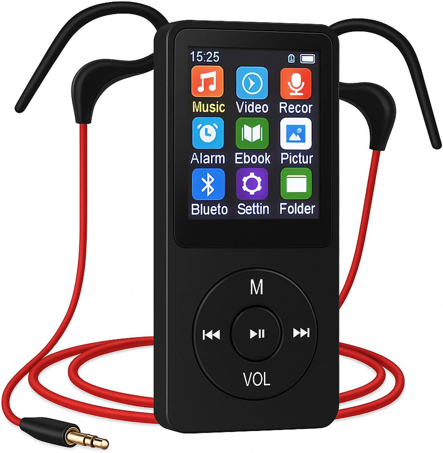 XZOR Compact Bluetooth MP3 Player 128GB