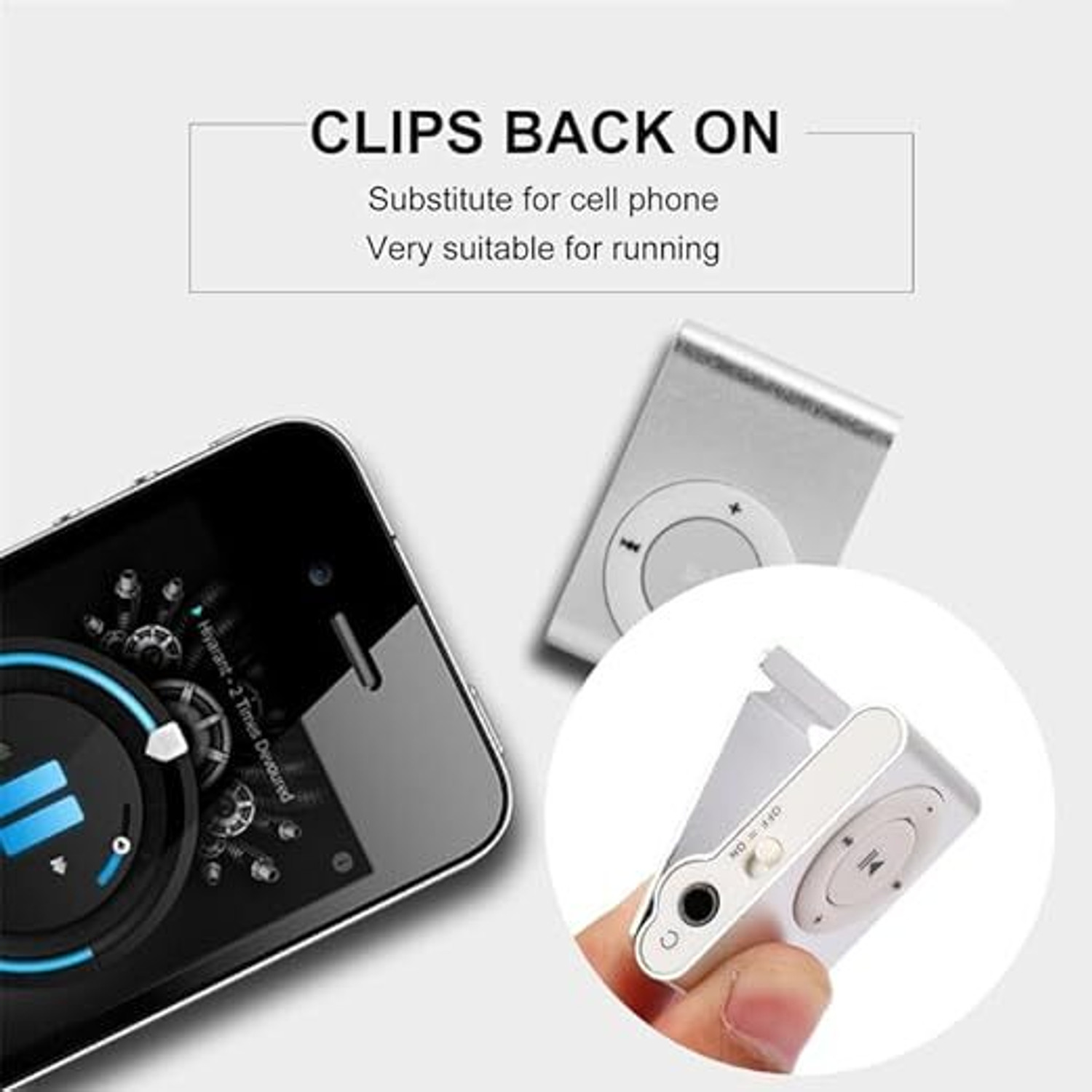 Image of DRUMSTONE MP3 Player with Extended Battery Life MP3 Player