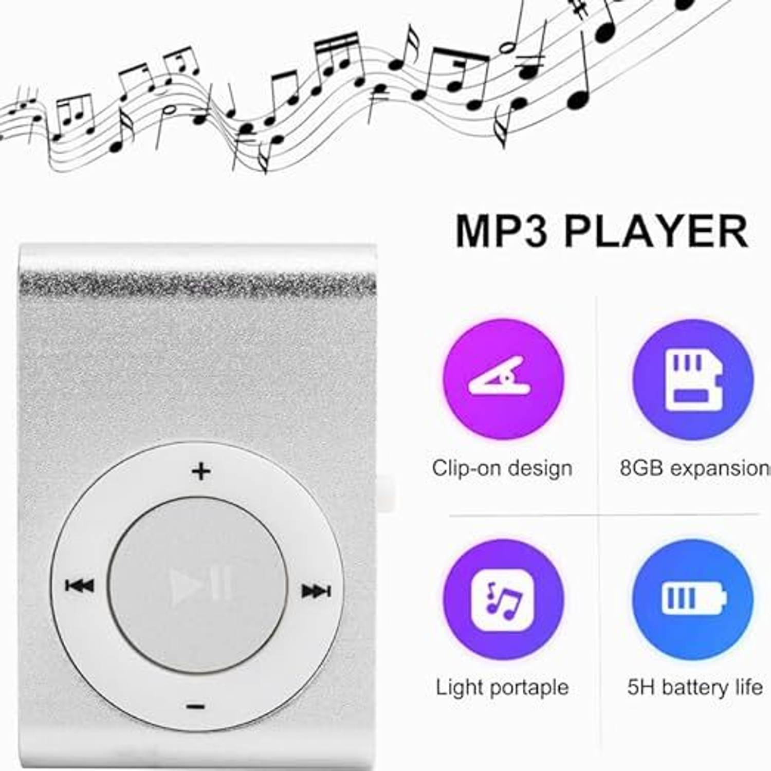 DRUMSTONE MP3 Player with Extended Battery Life - Image 2