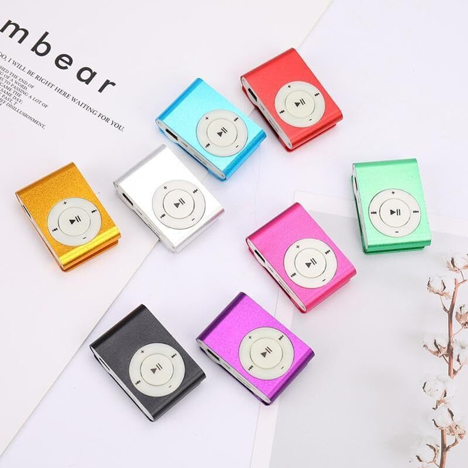 Image of Rhobos Mini Pocket MP3 Music Player with Earphones - Lossless Sound 8 GB MP3 Player